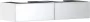 Hansgrohe Xevolos E 2 fiókos mosdószekrény 1370x550 mm, matt fehér/metálfehér 54316320