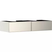   Hansgrohe Xevolos E 2 fiókos mosdószekrény 1370x550 mm, matt homok/metál homok 54317790