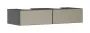 Hansgrohe Xevolos E 2 fiókos mosdószekrény 1370x550 mm, matt palaszürke/texturált bronz 54318390