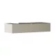 Hansgrohe Xevolos E 2 fiókos mosdószekrény 1370x550 mm balos pultlaphoz, matt homok/texturált bronz 54320390