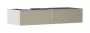 Hansgrohe Xevolos E 2 fiókos mosdószekrény 1370x550 mm balos pultlaphoz, matt homok/texturált bronz 54320390