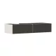 Hansgrohe Xevolos E 2 fiókos mosdószekrény 1370x550 mm balos pultlaphoz, matt homok/textil sötétszürke 54320660