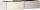 Hansgrohe Xevolos E 2 fiókos mosdószekrény 1370x550 mm balos pultlaphoz, matt homok/metál homok 54320790