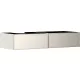 Hansgrohe Xevolos E 2 fiókos mosdószekrény 1370x550 mm balos pultlaphoz, matt homok/metál homok 54320790