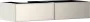 Hansgrohe Xevolos E 2 fiókos mosdószekrény 1370x550 mm balos pultlaphoz, matt homok/metál homok 54320790