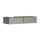 Hansgrohe Xevolos E 2 fiókos mosdószekrény 1370x550 mm balos pultlaphoz, matt palaszürke/texturált bronz 54321390
