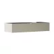 Hansgrohe Xevolos E 2 fiókos mosdószekrény 1370x550 mm jobbos pultlaphoz, matt homok/texturált bronz 54323390