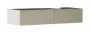 Hansgrohe Xevolos E 2 fiókos mosdószekrény 1370x550 mm jobbos pultlaphoz, matt homok/texturált bronz 54323390