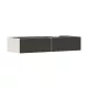 Hansgrohe Xevolos E 2 fiókos mosdószekrény 1370x550 mm jobbos pultlaphoz, matt homok/textil sötétszürke 54323660