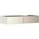 Hansgrohe Xevolos E 2 fiókos mosdószekrény 1370x550 mm jobbos pultlaphoz, matt homok/metál homok 54323790