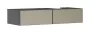 Hansgrohe Xevolos E 2 fiókos mosdószekrény 1370x550 mm jobbos pultlaphoz, matt palaszürke/texturált bronz 54324390