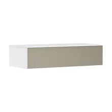   Hansgrohe Xevolos E konzolos fürdőszobai ülőpad 1 fiókkal 1180x550 mm, matt fehér/texturált bronz 54325390