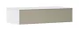 Hansgrohe Xevolos E konzolos fürdőszobai ülőpad 1 fiókkal 1180x550 mm, matt fehér/texturált bronz 54325390