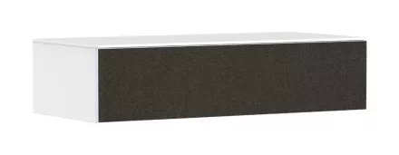 Hansgrohe Xevolos E konzolos fürdőszobai ülőpad 1 fiókkal 1180x550 mm, matt fehér/textil sötétszürke 54325660