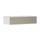 Hansgrohe Xevolos E konzolos fürdőszobai ülőpad 1 fiókkal 1180x550 mm, matt homok/texturált bronz 54326390