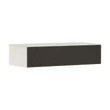   Hansgrohe Xevolos E konzolos fürdőszobai ülőpad 1 fiókkal 1180x550 mm, matt homok/textil sötétszürke 54326660