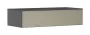 Hansgrohe Xevolos E konzolos fürdőszobai ülőpad 1 fiókkal 1180x550 mm, matt palaszürke/texturált bronz 54327390