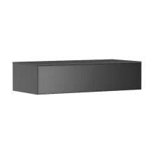   Hansgrohe Xevolos E konzolos fürdőszobai ülőpad 1 fiókkal 1180x550 mm, matt palaszürke/metál palaszürke 54327770
