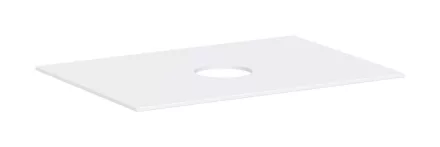 Hansgrohe Xevolos E 780/550 pultlap középkivágással csapfurat nélküli mosdótálhoz, matt fehér 54328700