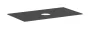 Hansgrohe Xevolos E 980/550 pultlap középkivágással csapfurat nélküli mosdótálhoz, matt palaszürke 54329760