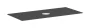 Hansgrohe Xevolos E 1180/550 pultlap középkivágással csapfurat nélküli mosdótálhoz, matt palaszürke 54330760