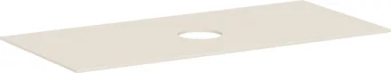 Hansgrohe Xevolos E 1180/550 pultlap középkivágással csapfurat nélküli mosdótálhoz, matt homok 54330780
