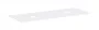 Hansgrohe Xevolos E 1370/550 pultlap dupla kivágással csapfurat nélküli mosdótálakhoz, matt fehér 54332700