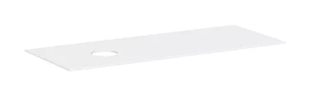 Hansgrohe Xevolos E 1370/550 pultlap bal oldali kivágással csapfurat nélküli mosdótálhoz, matt fehér 54333700