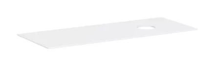 Hansgrohe Xevolos E 1370/550 pultlap jobb oldali kivágással csapfurat nélküli mosdótálhoz, matt fehér 54334700