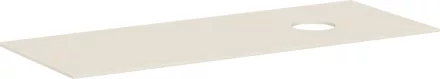 Hansgrohe Xevolos E 1370/550 pultlap jobb oldali kivágással csapfurat nélküli mosdótálhoz, matt homok 54334780