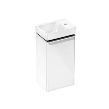   Hansgrohe Xelu Q 360/265 1 ajtós mosdószekrény jobbos kézmosóval, króm fogantyú/magasfényű fehér 54365000