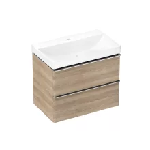   Hansgrohe Xelu Q 780/475 2 fiókos mosdószekrény mosdóval, króm fogantyú/természetes tölgy 54376000