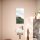 Hansgrohe Xarita Lite Q Tükör vízszintes irányú LED világítással 36x70 cm fali kapcsolóhoz, matt fehér 54955700