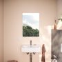 Hansgrohe Xarita Lite Q Tükör vízszintes irányú LED világítássa 50x70 fali kapcsolóhoz, matt fehér 54956700