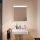 Hansgrohe Xarita Lite Q Tükör vízszintes irányú LED világítással 60x70 fali kapcsolóhoz, matt fehér 54957700