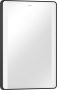 Hansgrohe Xarita Lite Q Tükör függőleges irányú LED világítással 50x70 fali kapcsolóhoz, matt fekete 54961670