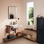 Hansgrohe Xarita Lite Q Tükör függőleges irányú LED világítással 60x70 fali kapcsolóhoz, matt fekete 54962670