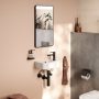 Hansgrohe Xarita Lite Q Tükör vízszintes irányú LED világítással 36x70 IR szenzorral, matt fekete 54968670