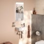 Hansgrohe Xarita Lite Q Tükör vízszintes irányú LED világítással 36x70 IR szenzorral, matt fehér 54968700