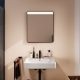 Hansgrohe Xarita Lite Q Tükör vízszintes irányú LED világítással 60x70 IR szenzorral, matt fekete 54970670