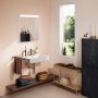Hansgrohe Xarita Lite Q Tükör vízszintes irányú LED világítással 60x70 IR szenzorral, matt fehér 54970700