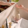 Hansgrohe Xarita Lite Q Tükör vízszintes irányú LED világítással 80x70 IR szenzorral, matt fehér 54971700