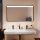 Hansgrohe Xarita Lite Q Tükör vízszintes irányú LED világítással 120x70 IR szenzorral, matt fekete 54973670