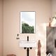 Hansgrohe Xarita Lite Q Tükör függőleges irányú LED világítással 50x70 IR szenzorral, matt fekete 54974670
