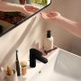 Hansgrohe Xarita Lite Q Tükör függőleges irányú LED világítással 50x70 IR szenzorral, matt fekete 54974670