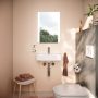 Hansgrohe Xarita Lite Q Tükör függőleges irányú LED világítással 50x70 IR szenzorral, matt fehér 54974700