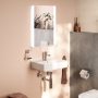 Hansgrohe Xarita Lite Q Tükör függőleges irányú LED világítással 50x70 IR szenzorral, matt fehér 54974700
