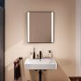 Hansgrohe Xarita Lite Q Tükör függőleges irányú LED világítással 60x70 IR szenzorral, matt fekete 54975670