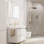 Hansgrohe Xarita Lite Q Tükör függőleges irányú LED világítással 80x70 IR szenzorral, matt fehér 54976700
