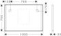 Hansgrohe Xarita Lite Q Tükör függőleges irányú LED világítással 100x70 IR szenzorral, matt fekete 54977670